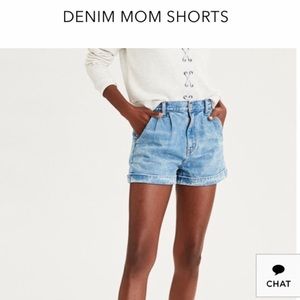 American Eagle Denim Mom Shorts